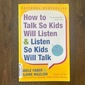 Harper How to Talk So Kids Will Listen Book Paperback 2012 Child‎ Psychology